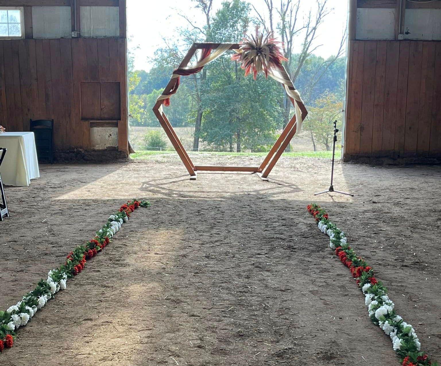 Wedding at Night Sun Stables